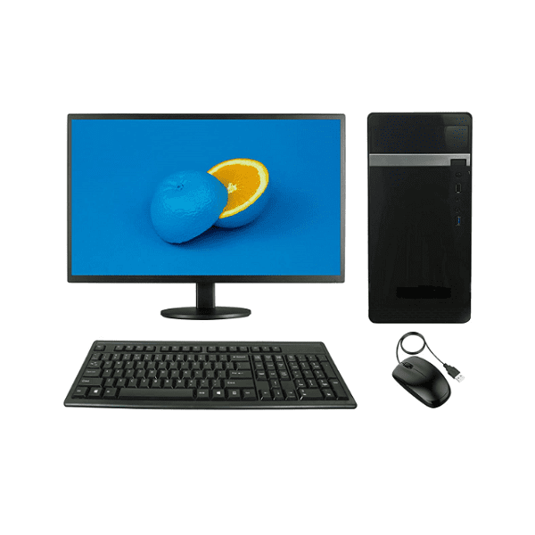assembled desktop computer