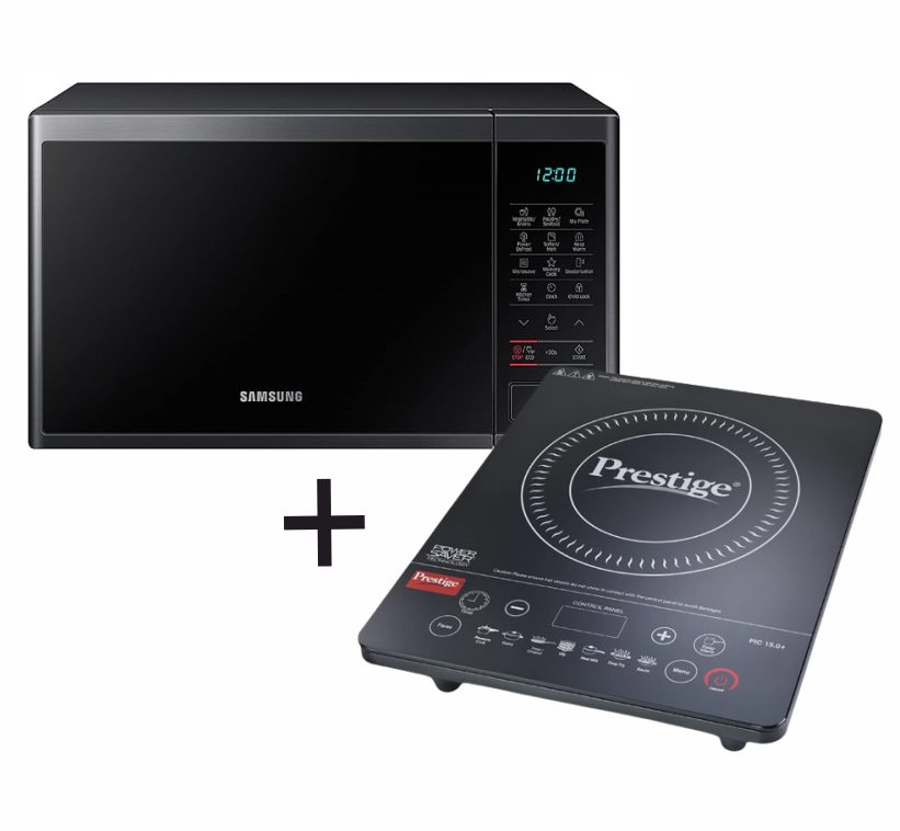 ( 3 Months Rental ) Samsung Microwave Oven + Prestige Induction Cooker (COMBO)