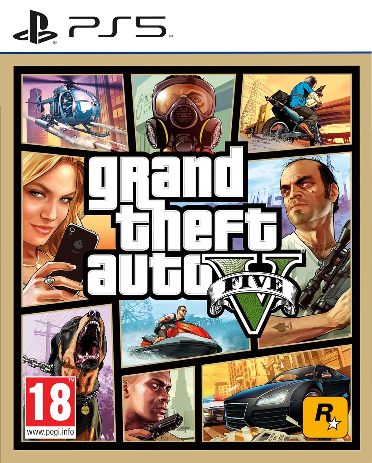 Rockstar Games Grand Theft Auto V | Standard Edition | PS5 Game (PlayStation 5)