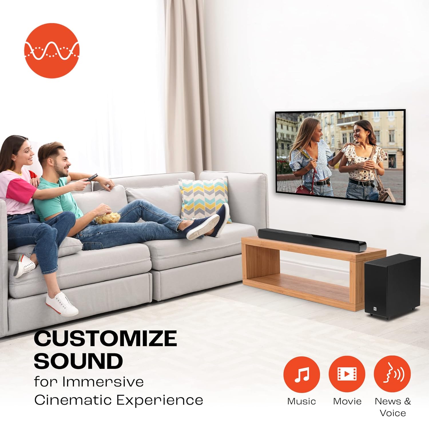 JBL Cinema – Dolby Digital Soundbar for rent in Kolkata 3