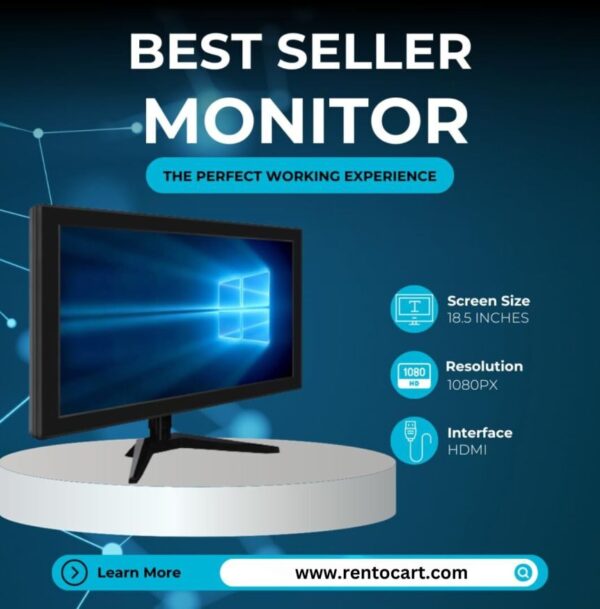 Monitor – 17 / 18.5 Inches 1080p FHD Resolution - TV on Rent in Kolkata - rentOcart