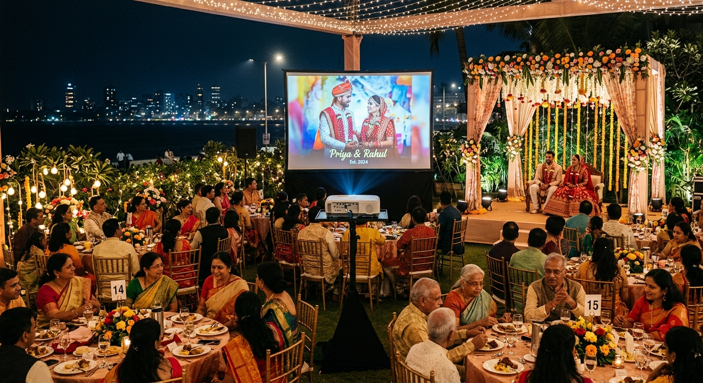 projector on rent in mumbai for wedding