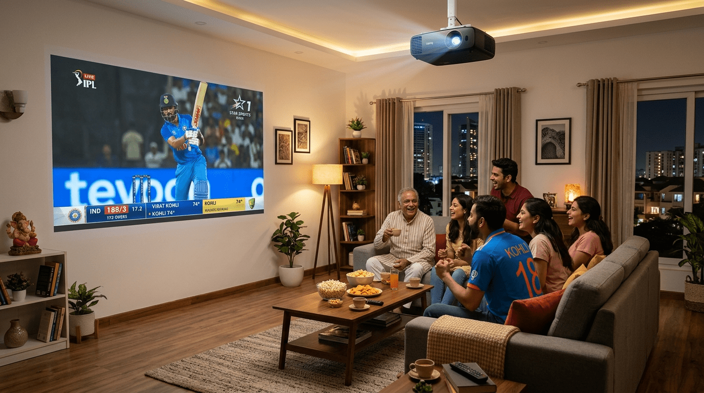 creative ways to use a projector at home 2