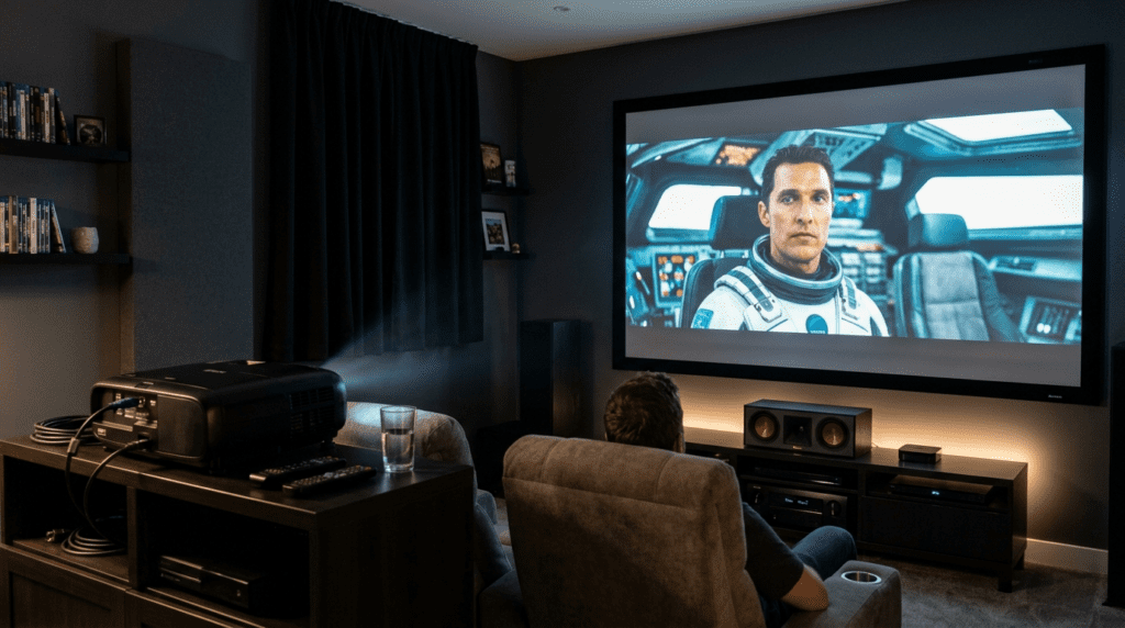 choose the right screen and setup for your projector rental 2