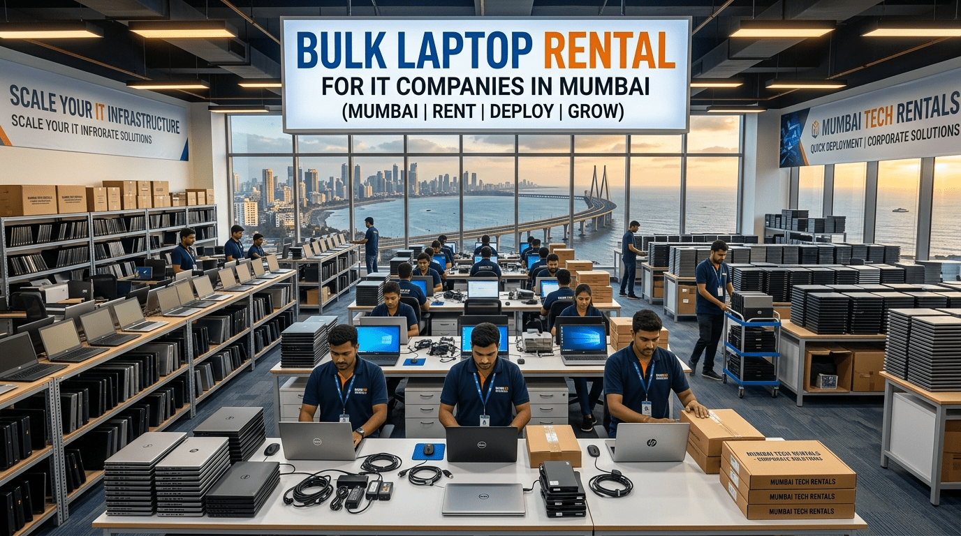 laptop rental in mumbai for it companies