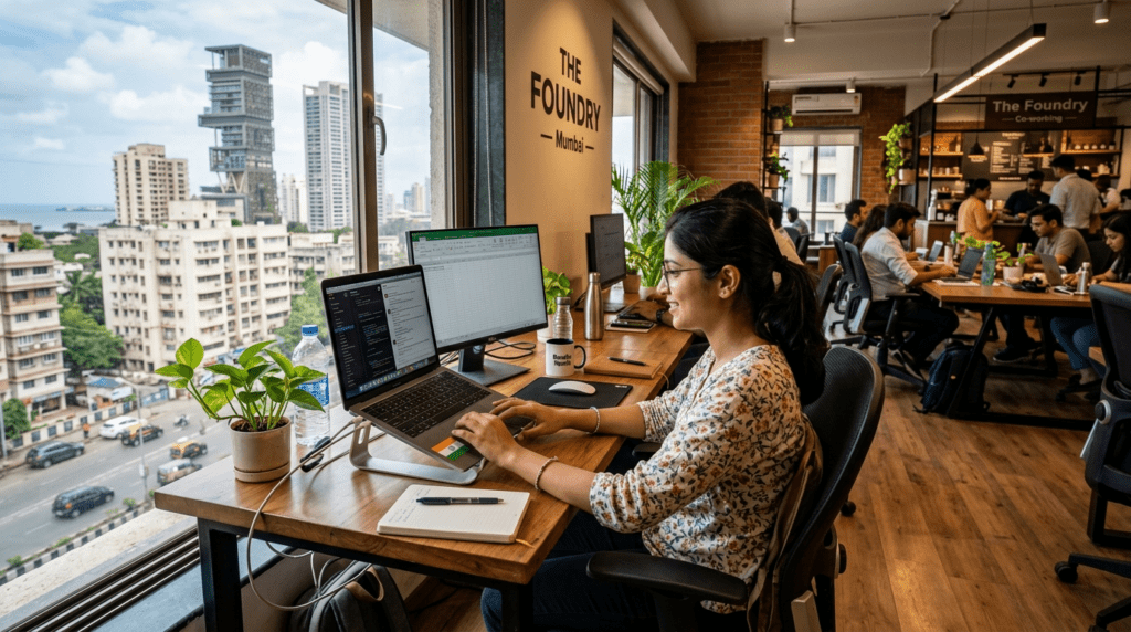 desktop on rent in mumbai for co working spaces