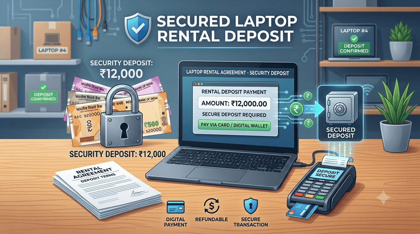 do i need a deposit to rent a laptop 2