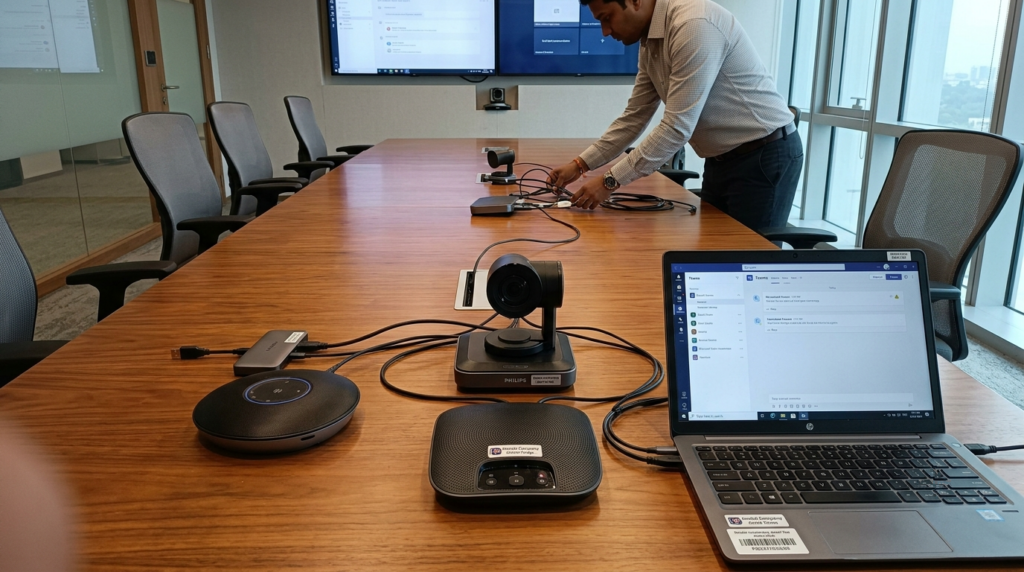 Video Conferencing Equipment on Rent for Corporate Meetings and Events in Kolkata