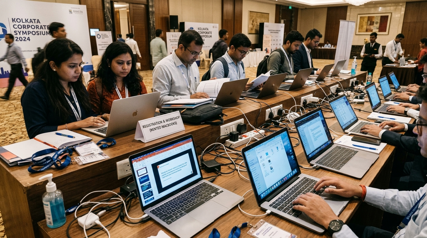MacBook on Rent in Kolkata for Corporate Events, Presentations & Professional Projects
